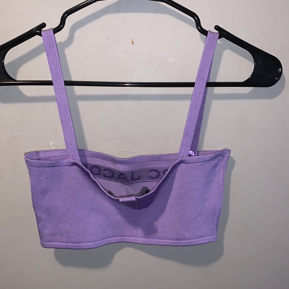 COPY - Mark Jacobs purple Stretch knit bandeau - Picture 4 of 6